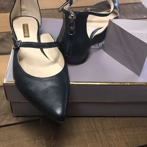 louise et cie claire leather flat